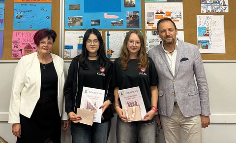 Spotkanie drużyny szachowej  z Dyrektorem ZSO Włoszakowice