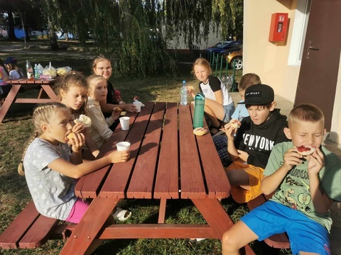 Biwak klas trzecich w Boszkowie