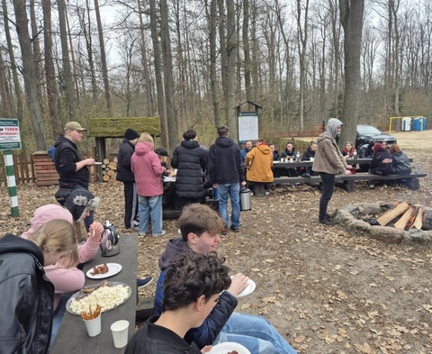 Pożegnanie klasy 4 LO na Krzyżowcu