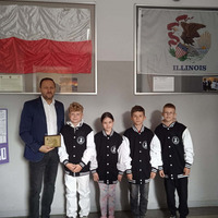 Szachowe wyróżnienie dla dyrektora szkoły.