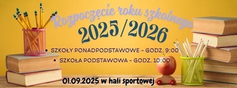 Rozpoczęcie roku szkolnego 2025/2026
